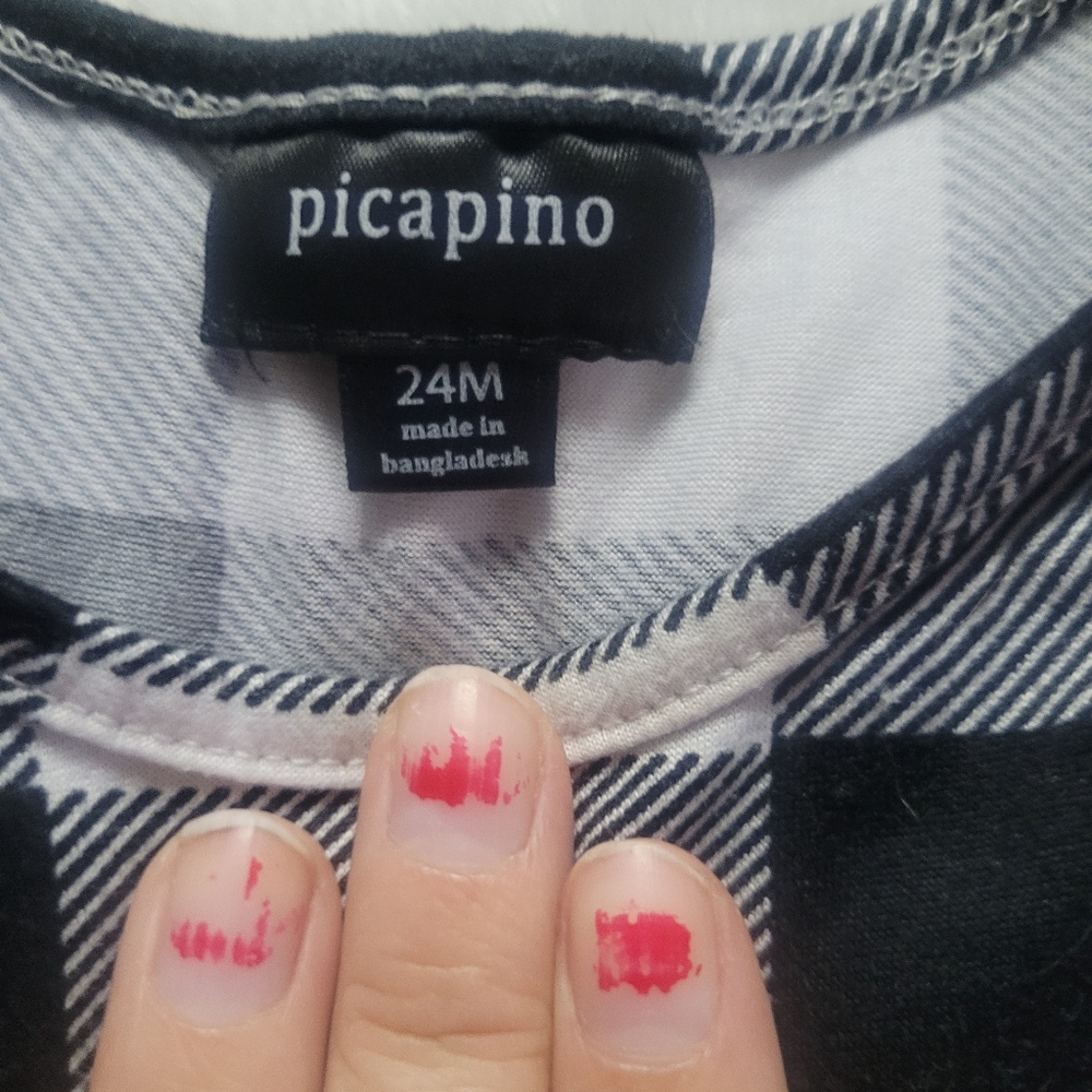 Picapino 24m plaid dress - Picture 4 of 5
